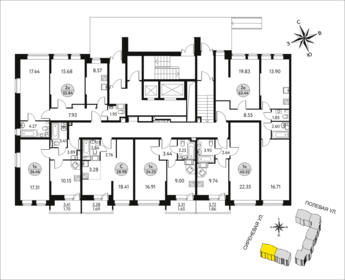 45,7 м², квартира-студия 8 500 000 ₽ - изображение 59