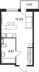 28 м², квартира-студия 3 700 000 ₽ - изображение 24