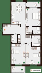 Квартира 91,1 м², 3-комнатная - изображение 1