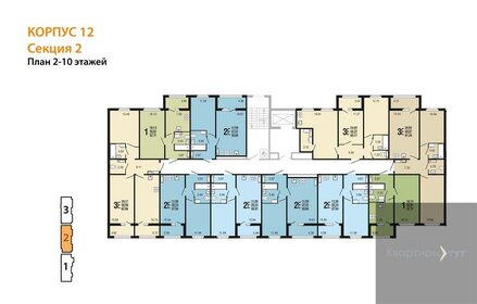 60,3 м², 2-комнатная квартира 5 246 970 ₽ - изображение 16