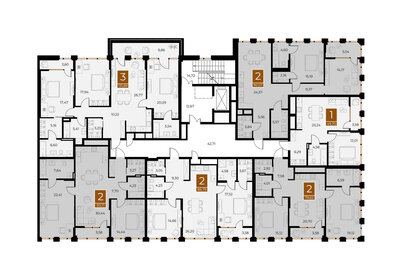 50 м², 1-комнатная квартира 12 500 000 ₽ - изображение 70