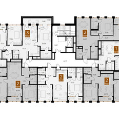 Квартира 86,8 м², 2-комнатная - изображение 2