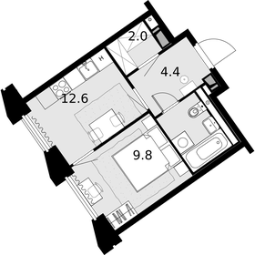 41,3 м², 1-комнатная квартира 11 000 000 ₽ - изображение 74