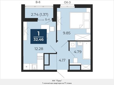 31,8 м², 1-комнатная квартира 4 700 000 ₽ - изображение 37