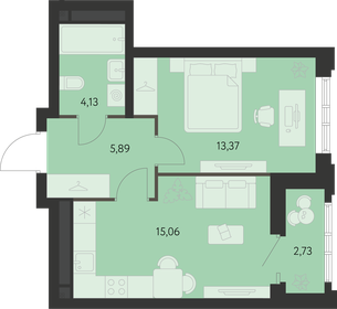 39,3 м², 1-комнатная квартира 5 724 000 ₽ - изображение 30