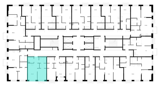 37,9 м², 1-комнатная квартира 6 684 698 ₽ - изображение 27