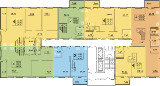 160,1 м², 4-комнатная квартира 17 610 000 ₽ - изображение 16
