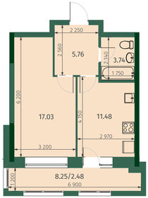 38,9 м², 1-комнатная квартира 7 220 000 ₽ - изображение 42