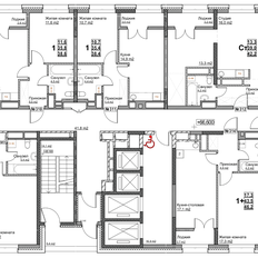 Квартира 42,2 м², студия - изображение 2