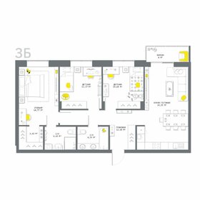 70 м², 3-комнатная квартира 12 200 000 ₽ - изображение 45