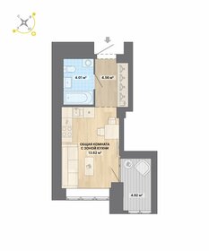 31,5 м², квартира-студия 5 900 000 ₽ - изображение 22