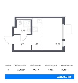 21,9 м², квартира-студия 3 550 000 ₽ - изображение 13