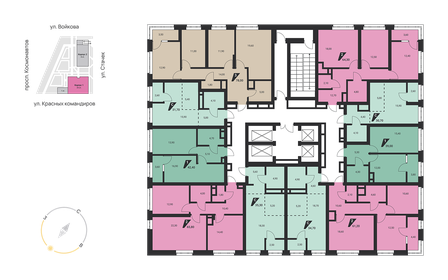 99,2 м², 3-комнатная квартира 13 000 000 ₽ - изображение 70