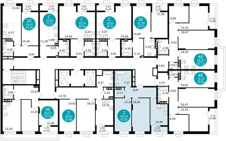 60 м², 3-комнатная квартира 9 900 000 ₽ - изображение 26