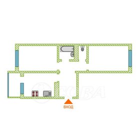 Квартира 56 м², 2-комнатная - изображение 1