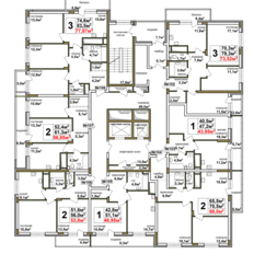 Квартира 68 м², 2-комнатная - изображение 5