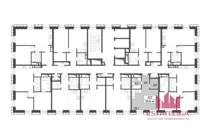 29,5 м², 1-комнатная квартира 17 000 000 ₽ - изображение 1