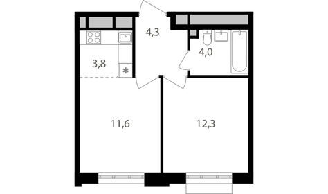 15,9 м², квартира-студия 6 598 500 ₽ - изображение 107