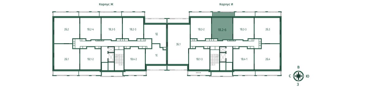 40,6 м², 1-комнатная квартира 7 490 000 ₽ - изображение 49