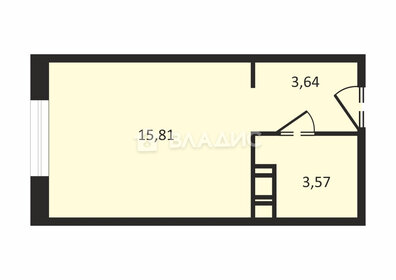 Квартира 23 м², студия - изображение 1