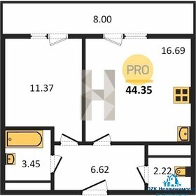 38 м², 1-комнатная квартира 3 950 000 ₽ - изображение 21