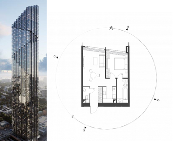 50,7 м², 1-комнатная квартира 38 763 356 ₽ - изображение 32