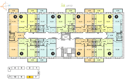 Квартира 36,7 м², 1-комнатная - изображение 2