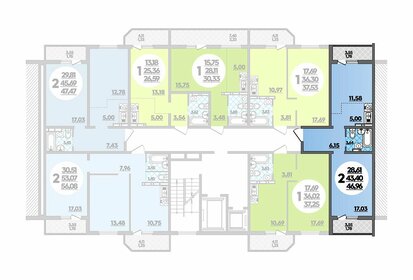 47,5 м², 2-комнатная квартира 5 307 146 ₽ - изображение 10