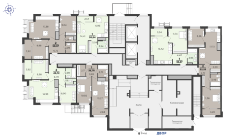 36,4 м², 1-комнатная квартира 3 895 870 ₽ - изображение 2