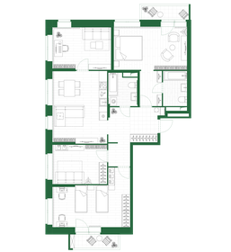 Квартира 108,2 м², 4-комнатная - изображение 3