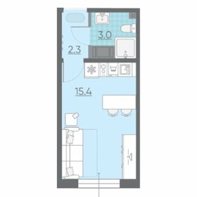 Квартира 20,7 м², студия - изображение 1