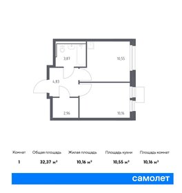 33 м², 1-комнатная квартира 7 300 000 ₽ - изображение 41