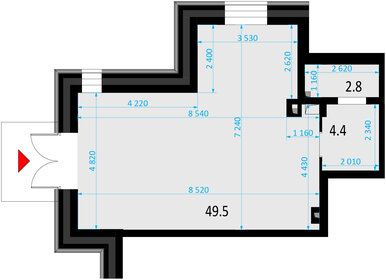 52,9 м², торговое помещение 220 417 ₽ в месяц - изображение 25