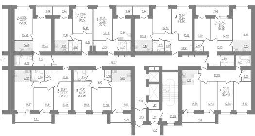 82 м², 3-комнатная квартира 6 030 000 ₽ - изображение 83