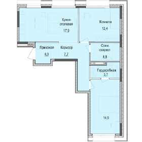 Квартира 65 м², 2-комнатная - изображение 1