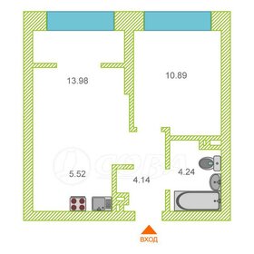 Квартира 40 м², 1-комнатная - изображение 1