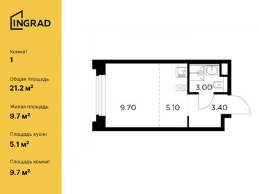 Квартира 21,2 м², студия - изображение 1