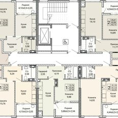 Квартира 63,4 м², 2-комнатная - изображение 2