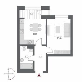 46 м², 1-комнатная квартира 8 150 000 ₽ - изображение 46