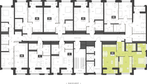 61,4 м², 2-комнатная квартира 8 373 000 ₽ - изображение 72