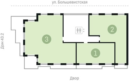 173,5 м², 3-комнатная квартира 17 770 000 ₽ - изображение 2