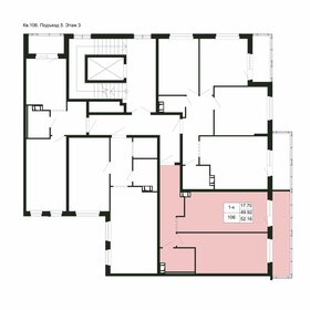 Квартира 52,2 м², 1-комнатная - изображение 1