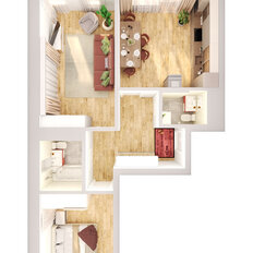 Квартира 67,9 м², 2-комнатная - изображение 4