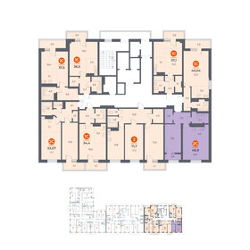49,4 м², 2-комнатная квартира 6 471 400 ₽ - изображение 40