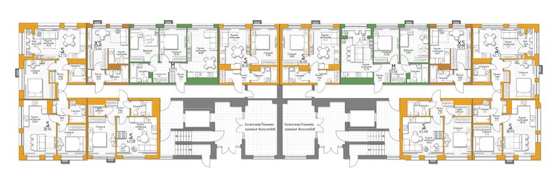 42 м², 2-комнатная квартира 4 250 000 ₽ - изображение 71