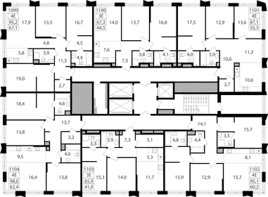 106,4 м², 4-комнатные апартаменты 49 804 620 ₽ - изображение 87