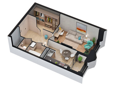 40 м², 1-комнатные апартаменты 5 450 000 ₽ - изображение 10