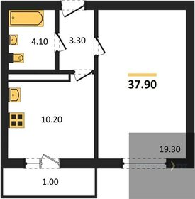 37,8 м², 1-комнатная квартира 4 517 100 ₽ - изображение 6