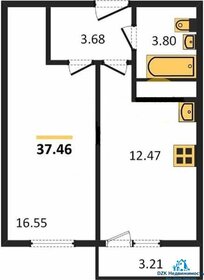 40 м², 1-комнатная квартира 3 750 000 ₽ - изображение 18