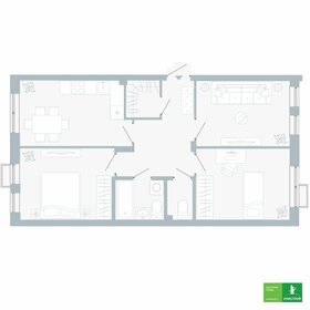 Квартира 66,4 м², 3-комнатная - изображение 1